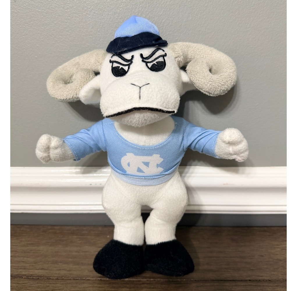 UNC Tar‎ Heels Rameses Mascot Plush Muscle Ram Mascot Factory North Carolina
